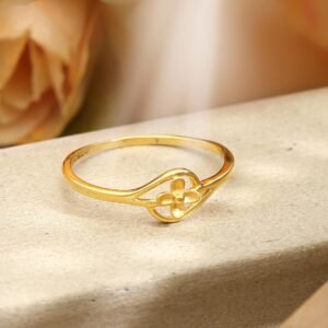 JMJ Gold & Diamonds Gold Ring for Women 22k | Pure Gold 22kt (916) BIS